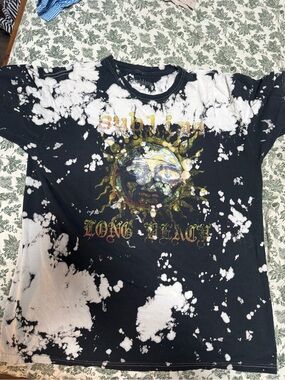 Sublime Tie-Dye Sun Graphic Band Tee